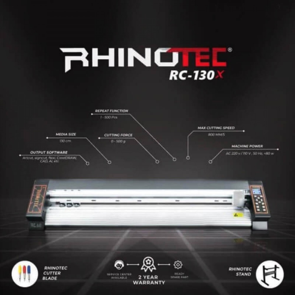 Rhinotec RC130-XA | Mesin Cutting Sticker