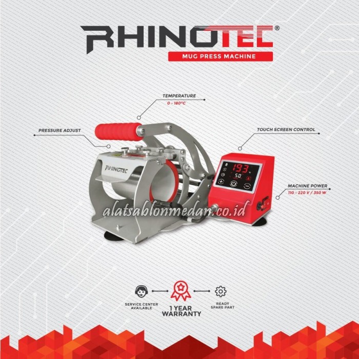 Rhinotec RTT-03 | Mesin Press Mug
