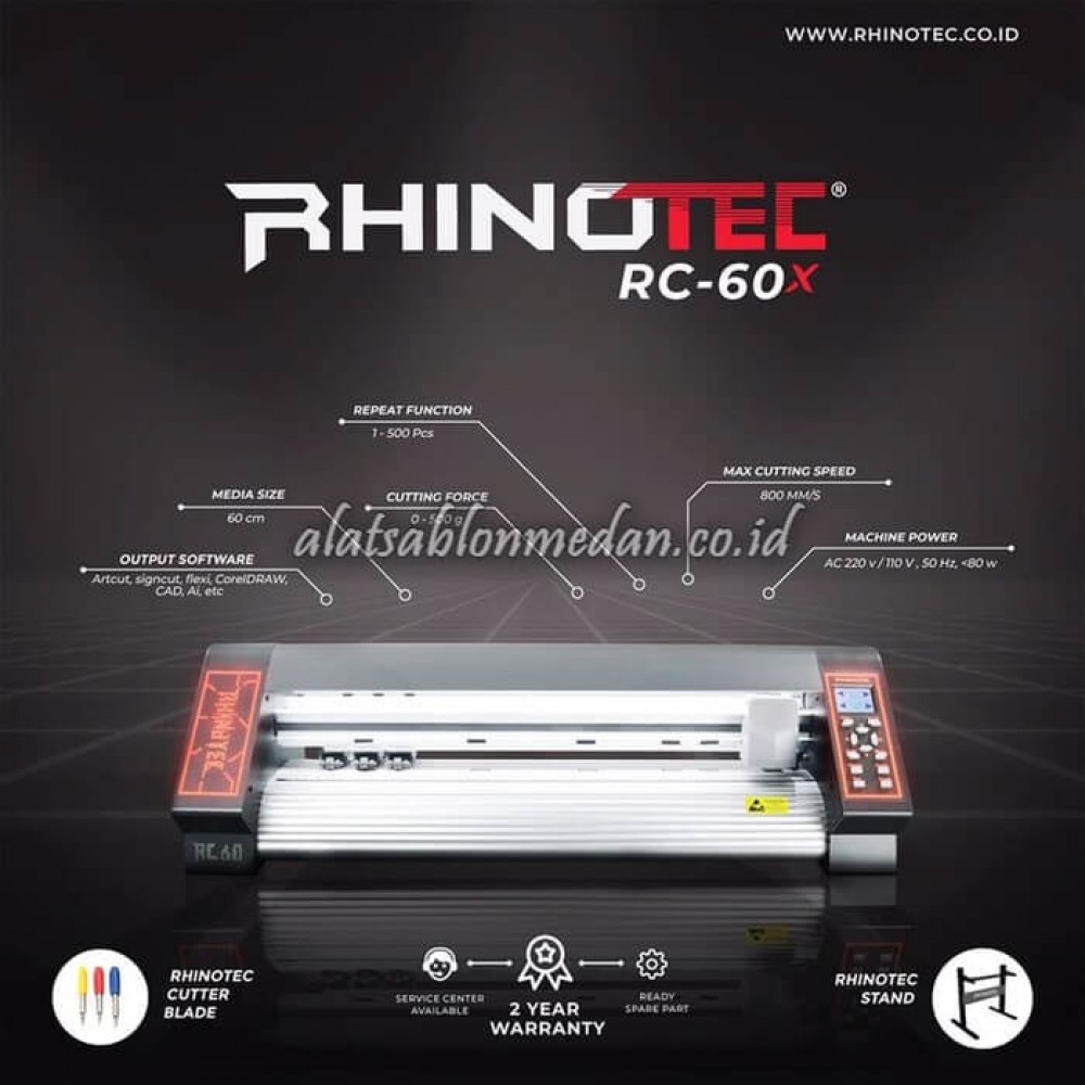 Rhinotec RC-60X   | Mesin Cutting Sticker Polyflex