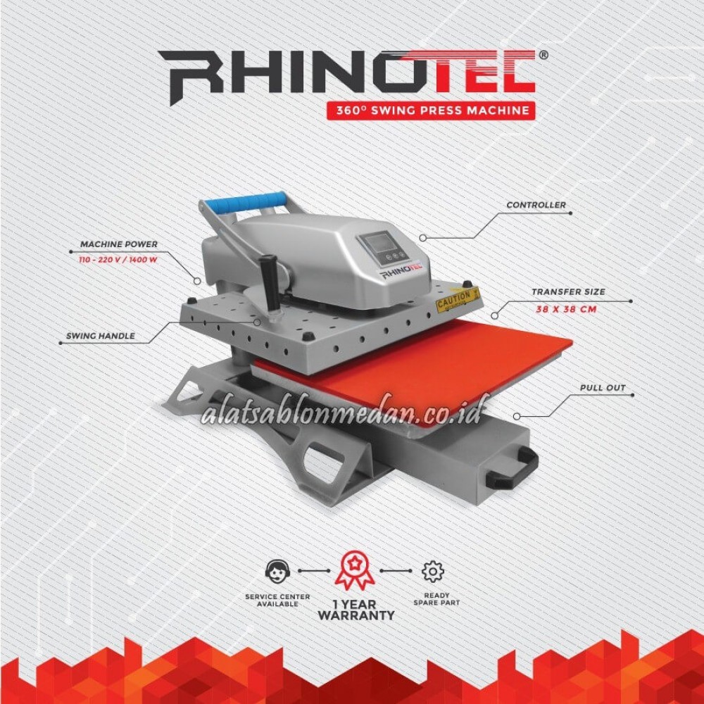 Rhinotec RTS-02 | Mesin Press Swing 360°