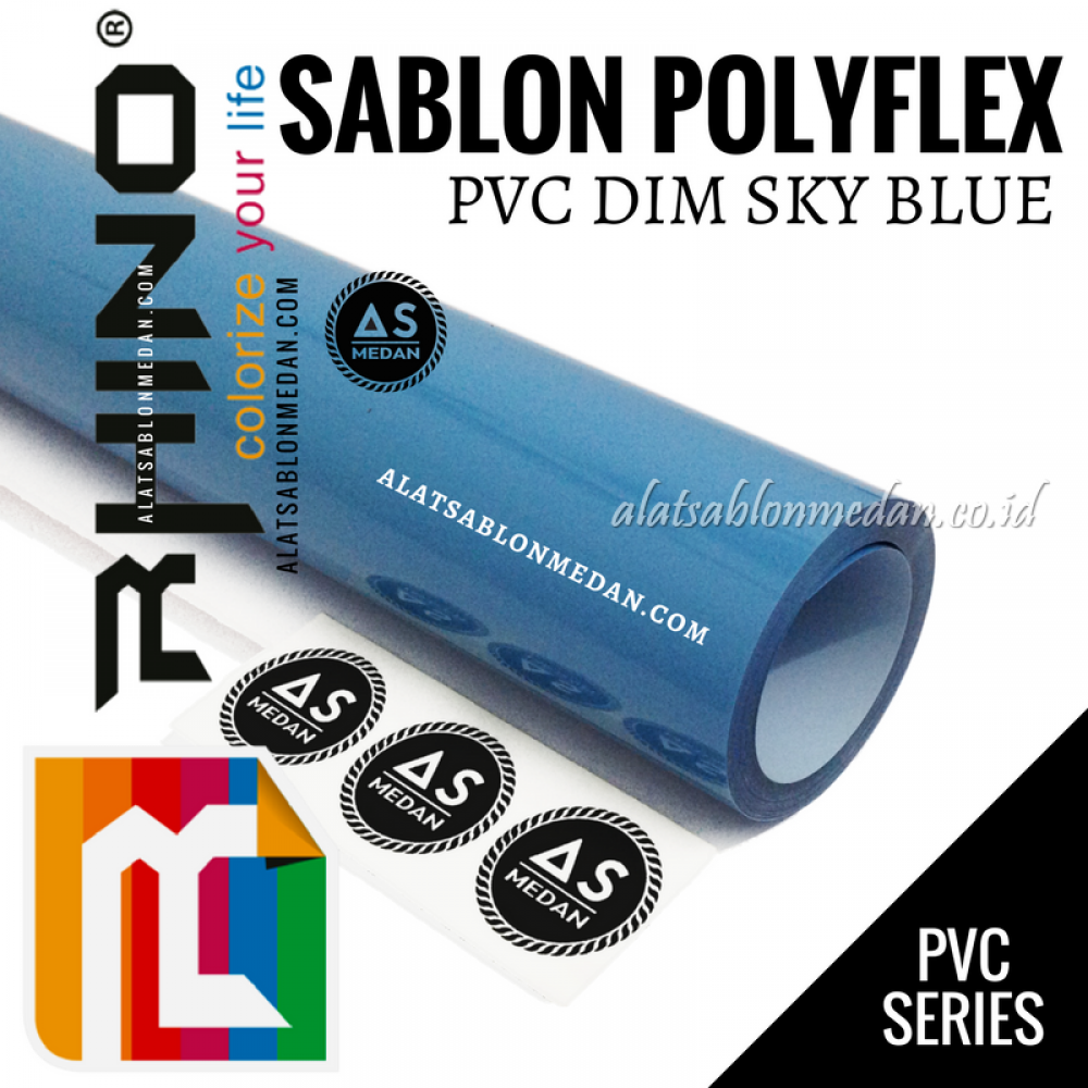 Polyflex PVC Dim Sky Blue