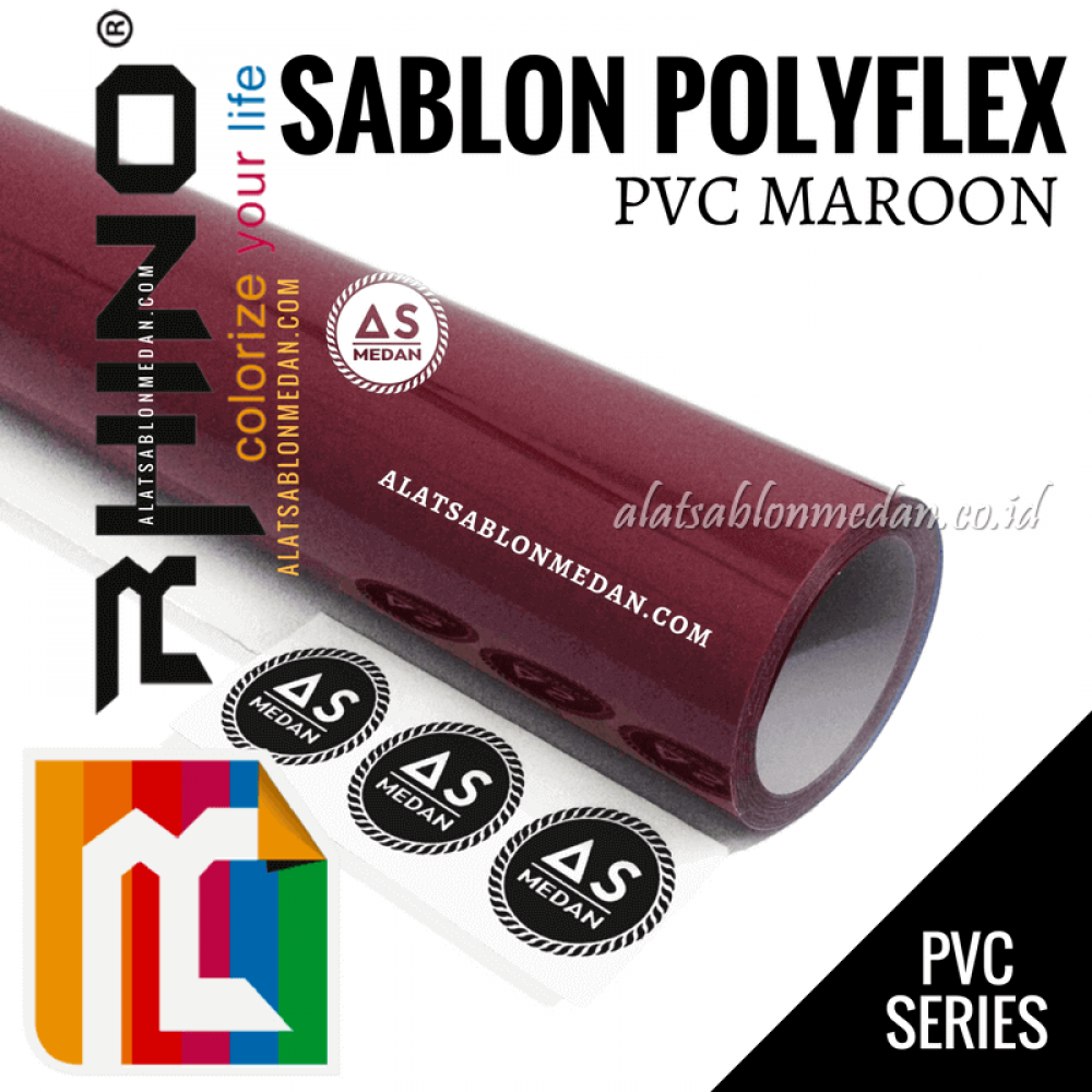 Polyflex PVC Maroon