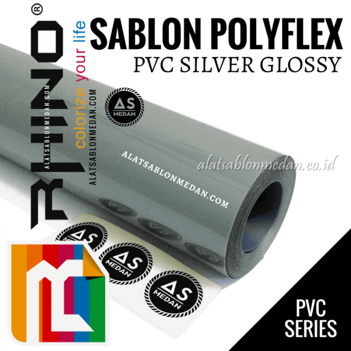 Polyflex PVC Silver Glossy