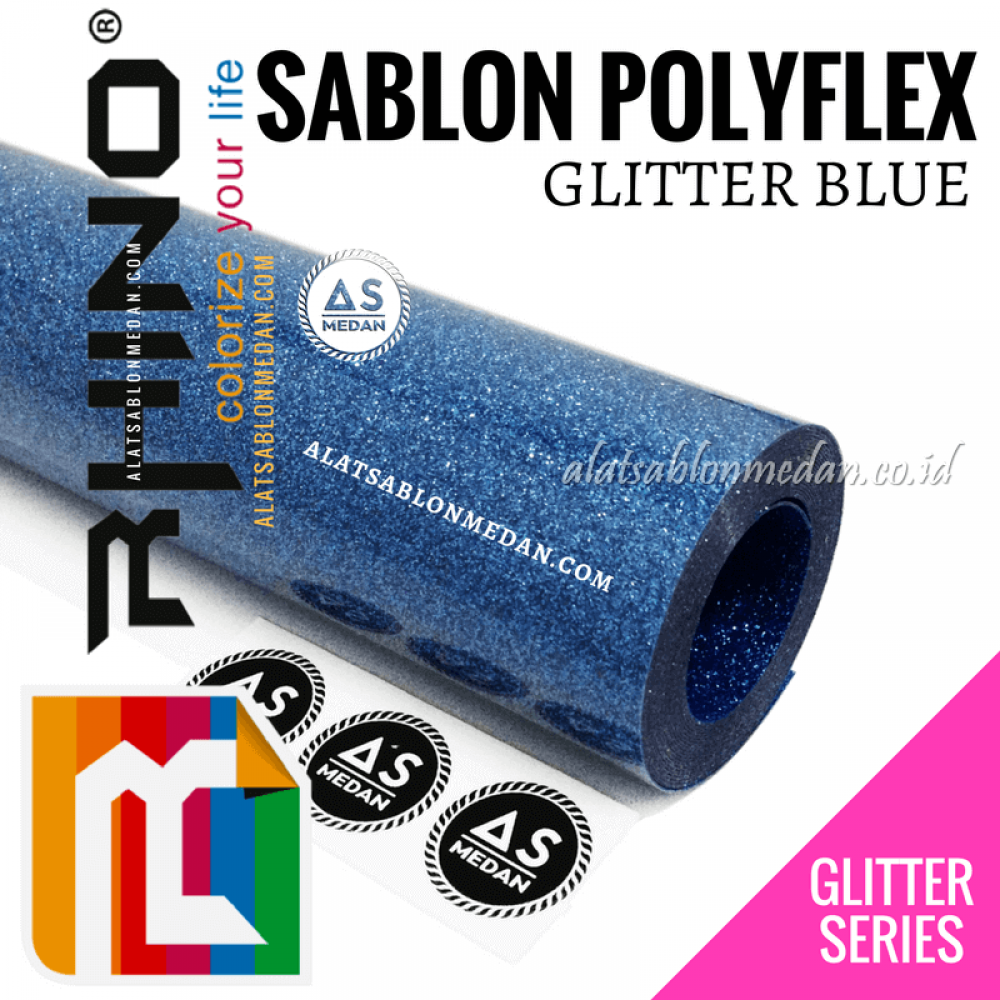 Polyflex Glitter Blue