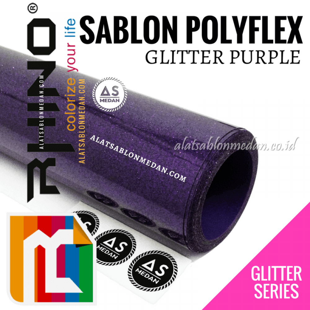 Polyflex Glitter Purple