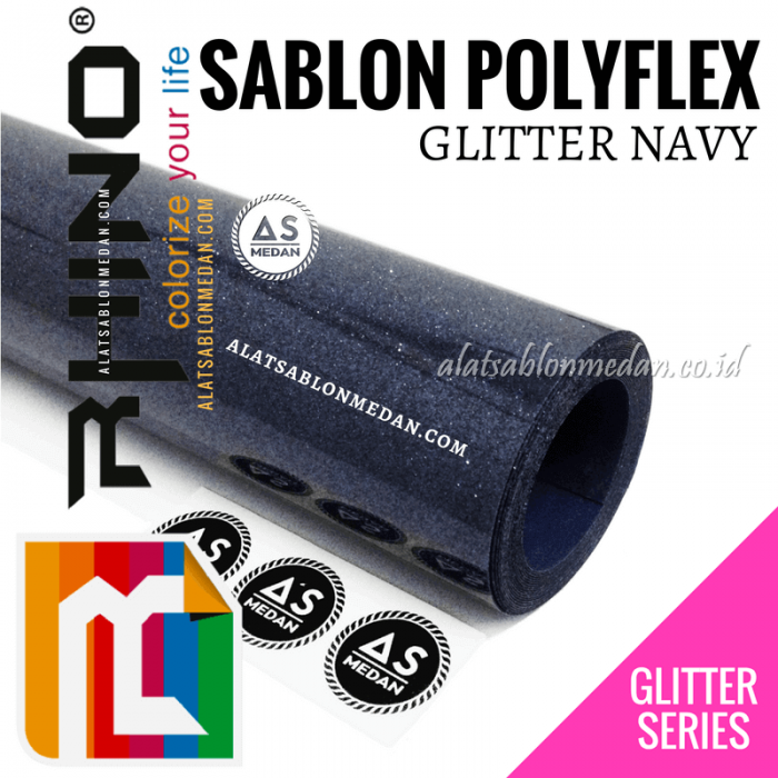 Polyflex Glitter Navy